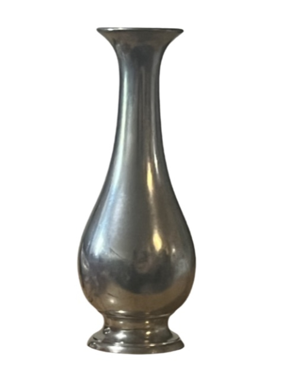 Vintage Les Étains du Manoir Paris Pewter Bud Vase Soliflore 5.5"